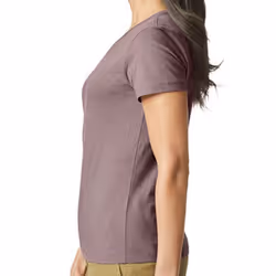 Gildan Womens/Ladies Softstyle Plain Ringspun Cotton Fitted T-Shirt - 14 UK, Paragon