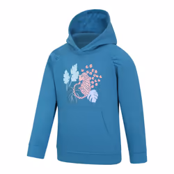 Mountain Warehouse Childrens/Kids Jungle Organic Hoodie - 2-3 Years, Blue