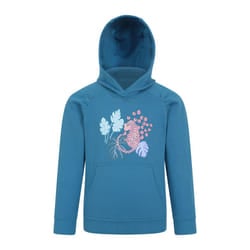 Mountain Warehouse Childrens/Kids Jungle Organic Hoodie - 5-6 Years, Blue