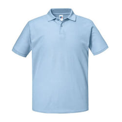 Russell Mens Authentic Eco Polo Shirt - M, Sky