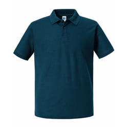 Russell Mens Authentic Eco Polo Shirt - M, Petrol Blue