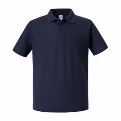 Russell Mens Authentic Eco Polo Shirt - M, French Navy