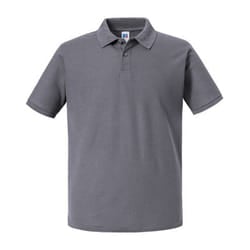 Russell Mens Authentic Eco Polo Shirt - S, Convoy Grey
