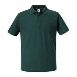 Russell Mens Authentic Eco Polo Shirt - XS, Bottle Green