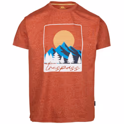 Trespass Mens Idukki T-Shirt - XL, Burnt Orange