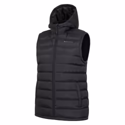 Mountain Warehouse Mens Seasons Hooded Padded Gilet - M, Black