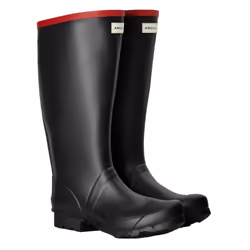 Hunter Mens Argyll Mid Cut Wellington Boots - 7 UK, Black