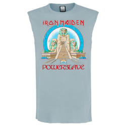 Amplified Unisex Adult Powerslave Iron Maiden Tank Top - M, Strange Blue