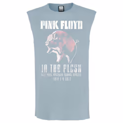 Amplified Mens In The Flesh Pink Floyd Sleeveless Tank Top - M, Strange Blue