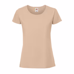 Fruit of the Loom Womens/Ladies Premium Ringspun Cotton Lady Fit T-Shirt - XXL, Desert Sand