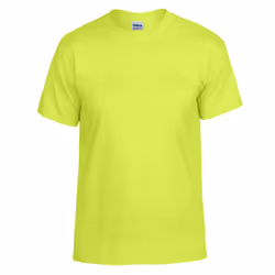 Gildan Mens DryBlend T-Shirt - S, Safety Green