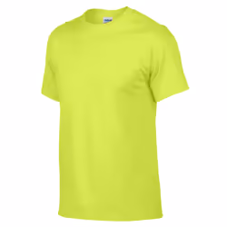 Gildan Mens DryBlend T-Shirt - S, Safety Green