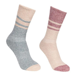Trespass Womens/Ladies Hadley Hiking Boot Socks (2 Pairs) - 3/6 UK, Spruce Green/Oatmeal