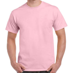 Gildan Adults Unisex Heavy Cotton T Shirt - XL, Light Pink