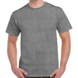 Gildan Adults Unisex Heavy Cotton T Shirt - M, Graphite Heather