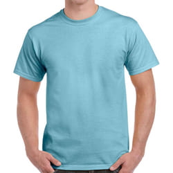 Gildan Adults Unisex Heavy Cotton T Shirt - XL, Sky