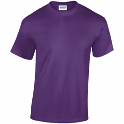 Gildan Adults Unisex Heavy Cotton T Shirt - S, Purple