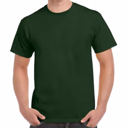 Gildan Adults Unisex Heavy Cotton T Shirt - 3XL, Forest