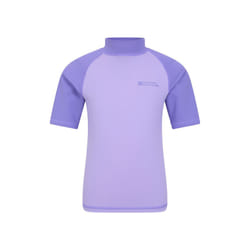 Mountain Warehouse Childrens/Kids Sun Protective Short-Sleeved Swim Vest - 5-6 Years, Dusky Purple