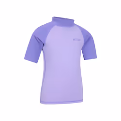 Mountain Warehouse Childrens/Kids Sun Protective Short-Sleeved Swim Vest - 5-6 Years, Dusky Purple
