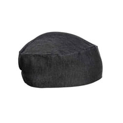 Premier Denim Chef Skull Cap - One Size, Black Denim
