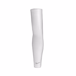 Nike Unisex Adult Dri-FIT UV Protection Running Arm Sleeves - XL, White