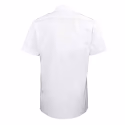 Premier Mens Short-Sleeved Pilot Shirt - 17.5in, White