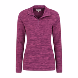 Mountain Warehouse Womens/Ladies Snowdon Melange Fleece Top - 18 UK, Grape