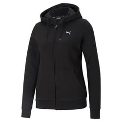 Puma Womens/Ladies Logo Full Zip Hoodie - XS, Black