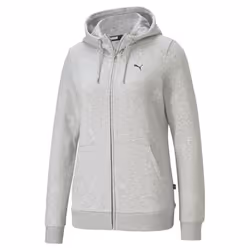 Puma Womens/Ladies Logo Full Zip Hoodie - L, Grey