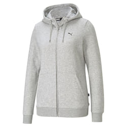 Puma Womens/Ladies Logo Full Zip Hoodie - L, Grey