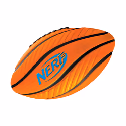 Nerf Spiral Grip Foam Mini American Football - 8.5in, Orange/Black