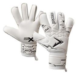 Precision Childrens/Kids Fusion X Pro Classic Hybrid Giga Goalkeeper Gloves - 6, White