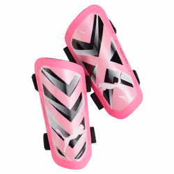 Puma Ultra Light Ankle Guards - L, Pink/White/Black