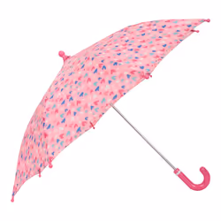Mountain Warehouse Childrens/Kids Hearts Stick Umbrella