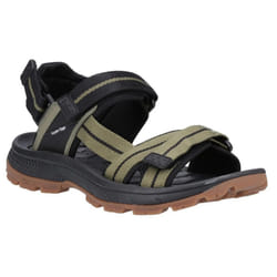 Hi-Tec Mens Sierra Sandals - 13 UK, Olive/Black