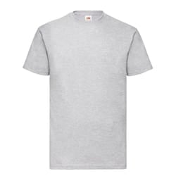 Fruit of the Loom Mens Valueweight Heather T-Shirt - L, Heather Grey