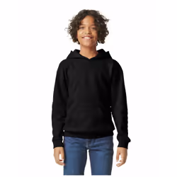 Gildan Childrens/Kids Fleece Midweight Hoodie - XS, Black