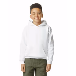 Gildan Childrens/Kids Soft Midweight Hoodie - XS, White