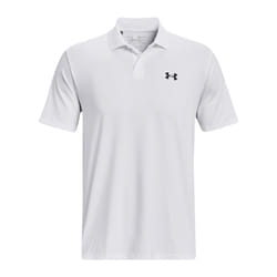 Under Armour Mens Polo Shirt - L, White