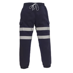 Yoko Unisex Adult Hi-Vis Jogging Bottoms - 3XL, Navy