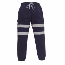 Yoko Unisex Adult Hi-Vis Jogging Bottoms - M, Navy