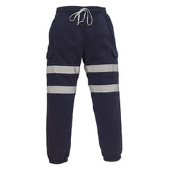 Yoko Unisex Adult Hi-Vis Jogging Bottoms - M, Navy
