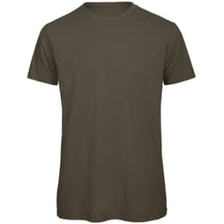 B&C Mens Organic Tee - M, Khaki Green