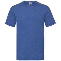 Fruit of the Loom Mens Valueweight T-Shirt - L, Retro Heather Royal