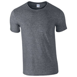 Gildan Unisex Adult Softstyle Heather T-Shirt - 3XL, Dark Heather