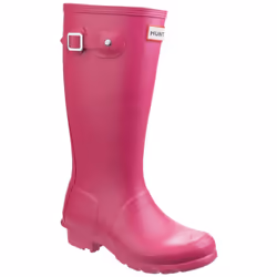 Hunter Childrens/Kids Original Wellington Boots - 3 UK, Pink