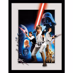 Star Wars Montage Framed Print