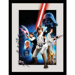 Star Wars Montage Framed Print
