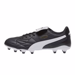 Puma Mens King Top Firm Ground Football Boots - 12 UK, Black/White